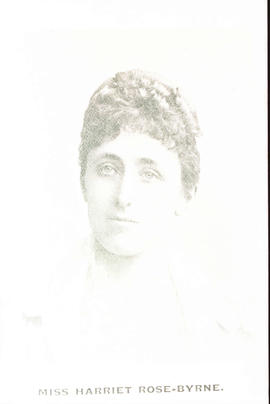 Miss Harriet Rose-Byrne [negative] / [unidentified photographer]