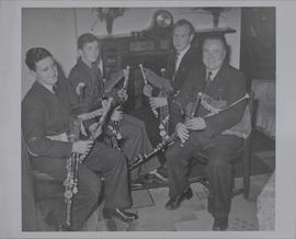 Sean Seery and others [negative] / [unidentified photographer]