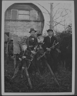 Johnny Jr Doran and others [negative] / [unidentified photographer]