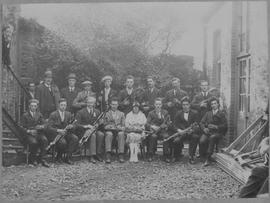 Seamus O'Mahony Snr and others [negative] / [unidentified photographer]