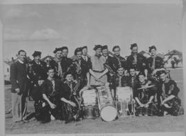 Donnybrook C.B.S. Pipe Band [negative] / [unidentified photographer]